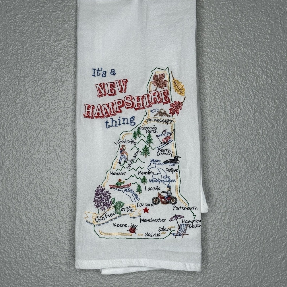 Kay Dee Designs New‎ Hampshire Tea Kitchen Dish Towel Souvenir